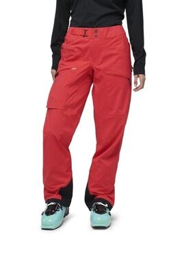 Black Diamond W Recon LT Stretch Ski Pants Coral Red Sz M NWT AP7410246050MED1